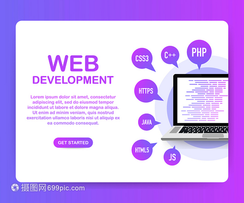 編程網絡開發概念筆記本電腦屏幕代碼矢量庫存圖解